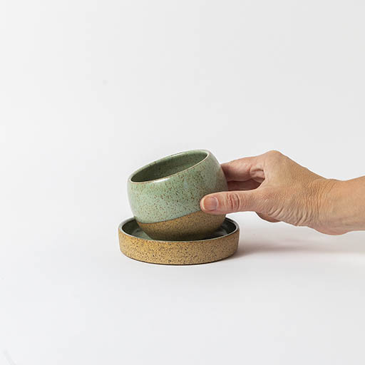 Copo café/chá Faro com pires borda reta - Imagem 2