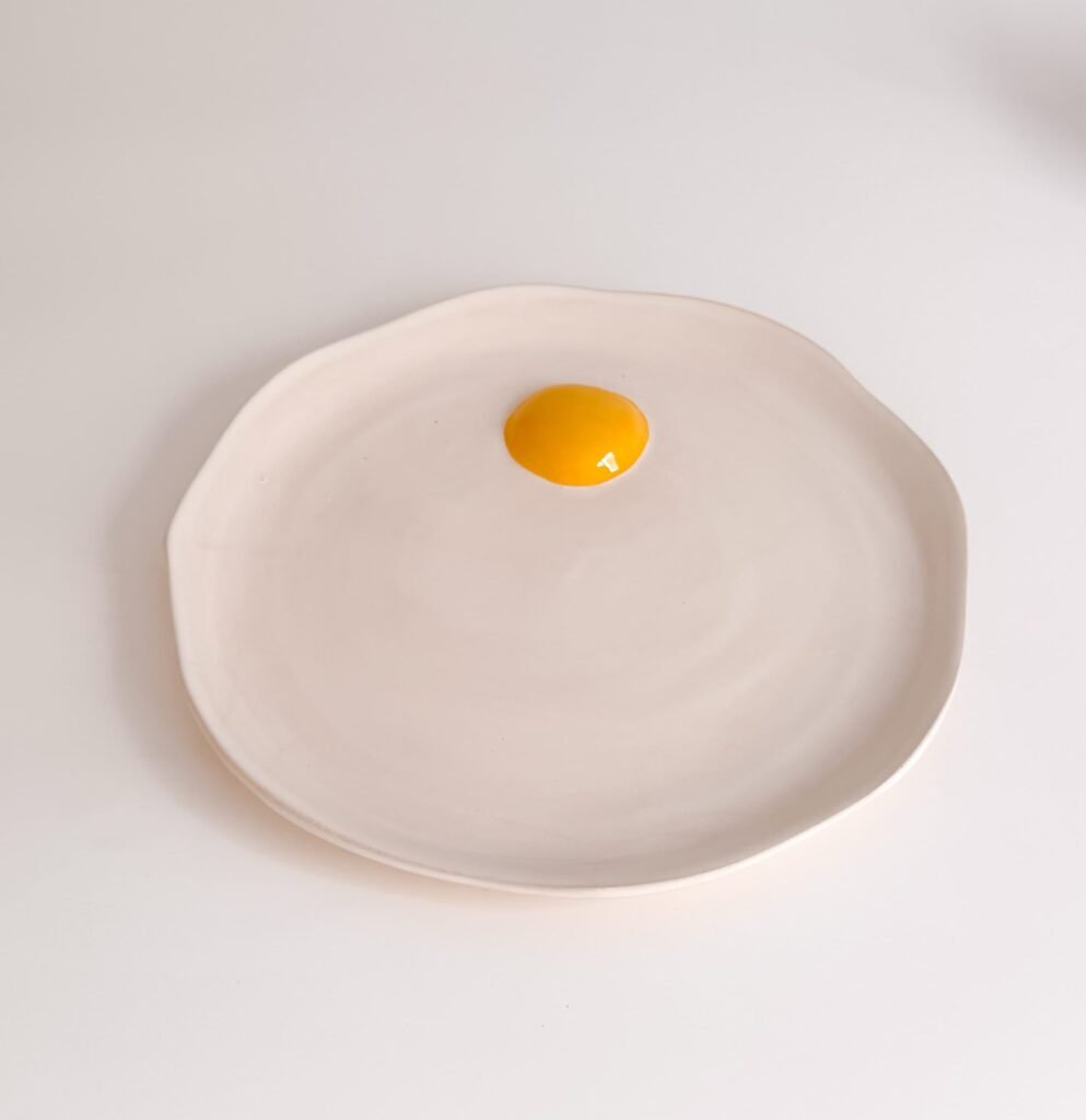 Prato refeição Egg